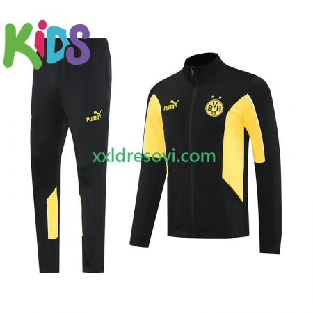 Borussia Dortmund Dječji Trenirke Crno 2025-2026